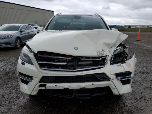 4JGDA2EB2DA136839 - 2013 MERCEDES-BENZ ML 350 BLUETEC WHITE photo 5