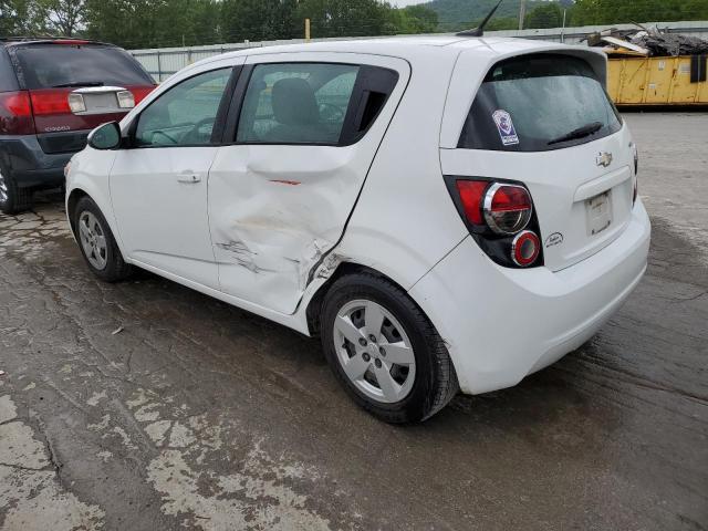 1G1JA6SHXE4205504 - 2014 CHEVROLET SONIC LS WHITE photo 2