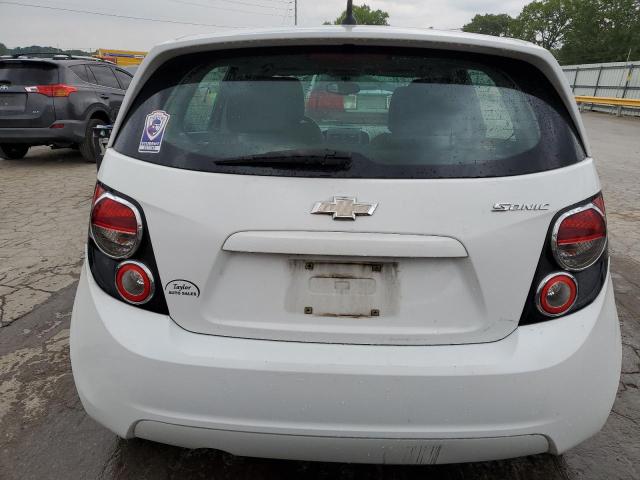 1G1JA6SHXE4205504 - 2014 CHEVROLET SONIC LS WHITE photo 6