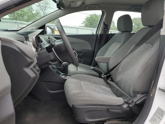 1G1JA6SHXE4205504 - 2014 CHEVROLET SONIC LS WHITE photo 7