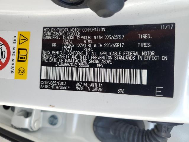 JTJBARBZ0J2158606 - 2018 LEXUS NX 300 BASE Ağ foto 13