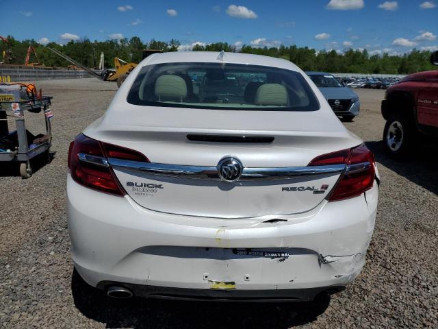 2G4GM5EX1H9116035 - 2017 BUICK REGAL WHITE photo 6