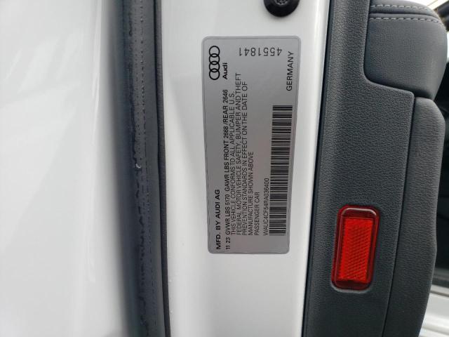 WAUC4CF54RA036400 - 2024 AUDI S5 PREMIUM PLUS 白色 照片 12