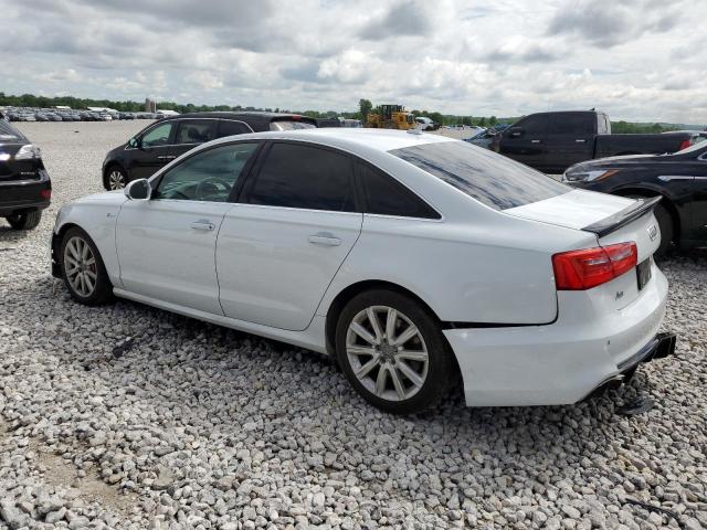 WAUHGAFC7EN068308 - 2014 AUDI A6 PRESTIGE WHITE photo 2