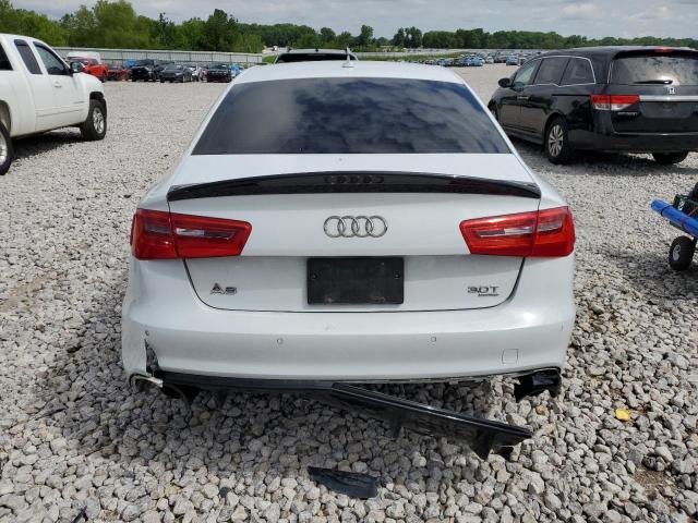 WAUHGAFC7EN068308 - 2014 AUDI A6 PRESTIGE თეთრი ფოტო 6