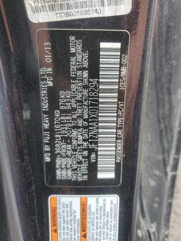 JF1ZNAA1XD1718294 - 2013 TOYOTA SCION FR-S გრაფიტი ფოტო 12