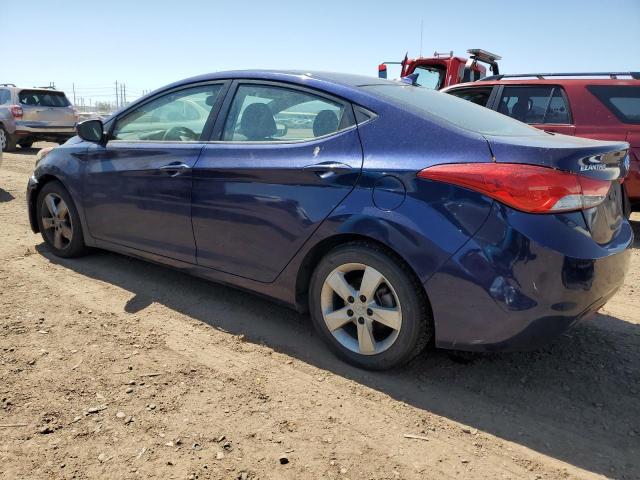 5NPDH4AE0CH103700 - 2012 HYUNDAI ELANTRA GLS BLUE photo 2