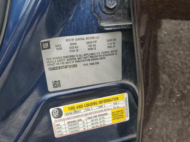 1G4GE5EV7AF151655 - 2010 BUICK LACROSSE CXS 棕色 照片 12