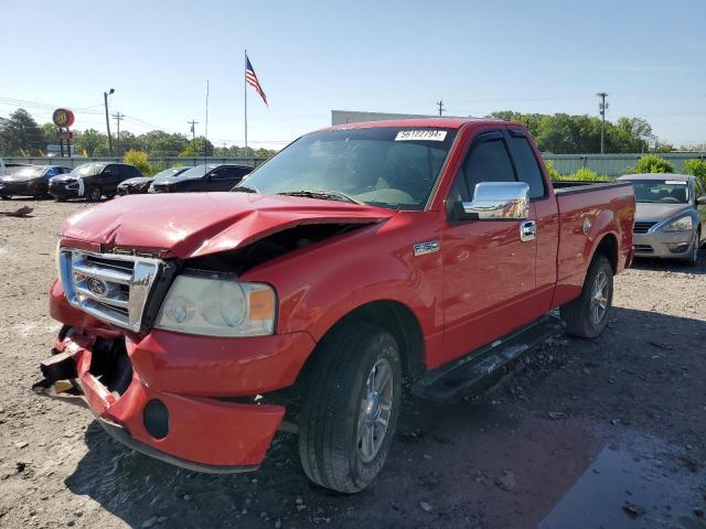 1FTRF12W28KD35841 - 2008 FORD F150 RED photo 1