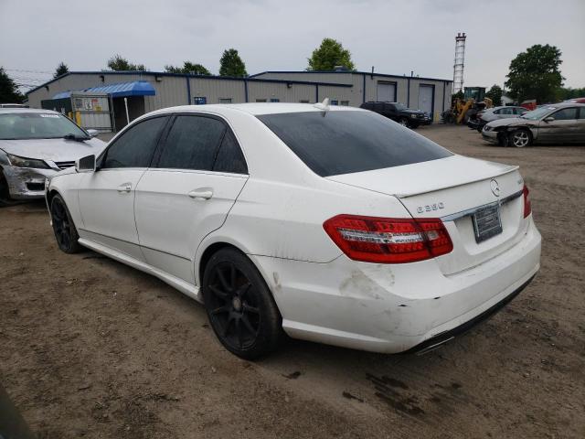 WDDHF2EB0DA749829 - 2013 MERCEDES-BENZ E 350 BLUETEC WHITE photo 2