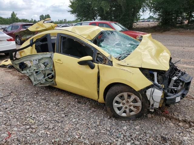 KNADM4A32G6560404 - 2016 KIA RIO LX YELLOW photo 4