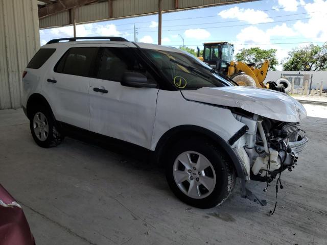 1FM5K7B81EGA41758 - 2014 FORD EXPLORER WHITE photo 4