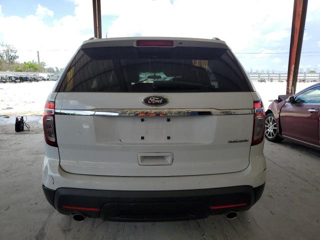 1FM5K7B81EGA41758 - 2014 FORD EXPLORER WHITE photo 6