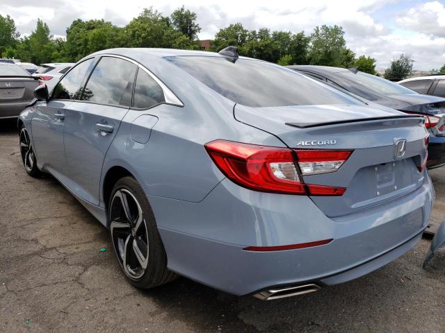 1HGCV1F3XNA107940 - 2022 HONDA ACCORD SPORT GRAY photo 2