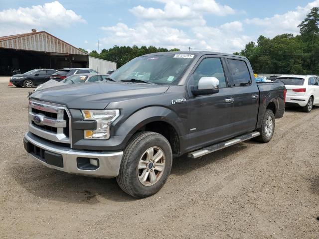 1FTEW1CG9FKD49531 - 2015 FORD F150 SUPERCREW GRAY photo 1