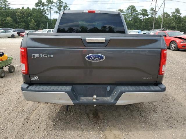 1FTEW1CG9FKD49531 - 2015 FORD F150 SUPERCREW GRAY photo 6