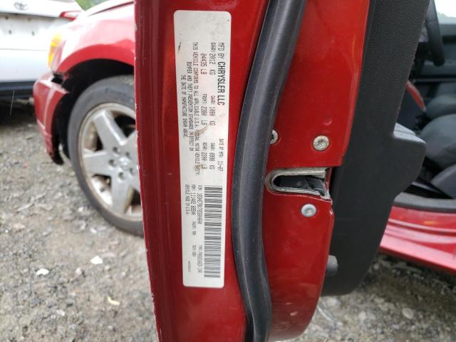 1B3HE78K78D604640 - 2008 DODGE CALIBER R/T RED photo 12