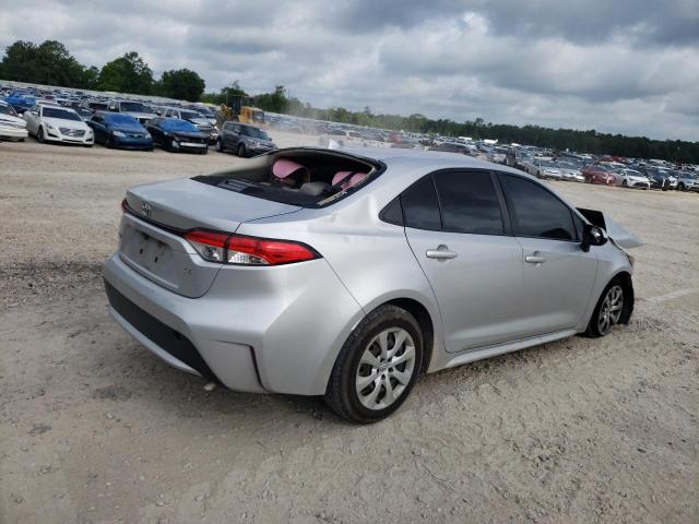 JTDEPRAE9LJ048210 - 2020 TOYOTA COROLLA LE SILVER photo 3