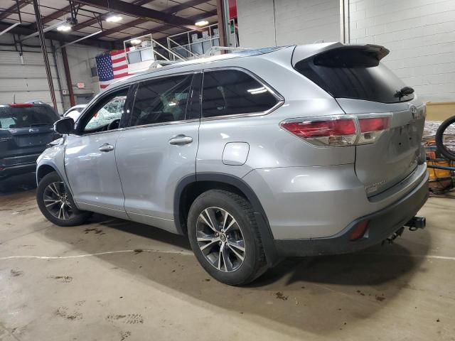 5TDJKRFH5GS321314 - 2016 TOYOTA HIGHLANDER XLE 银色 照片 2