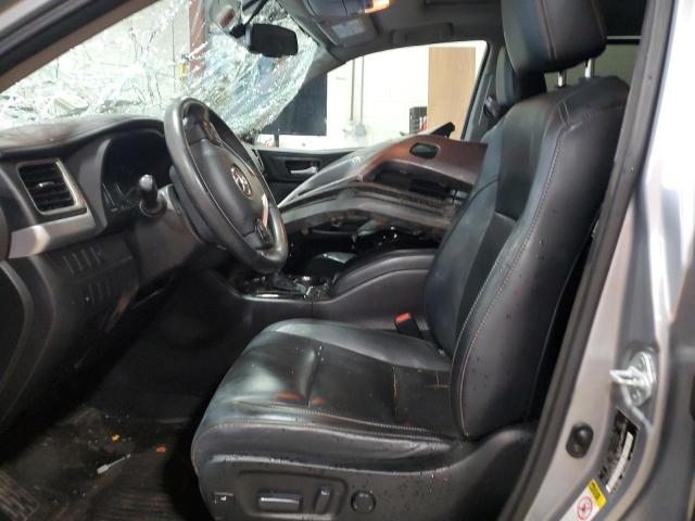 5TDJKRFH5GS321314 - 2016 TOYOTA HIGHLANDER XLE 银色 照片 7