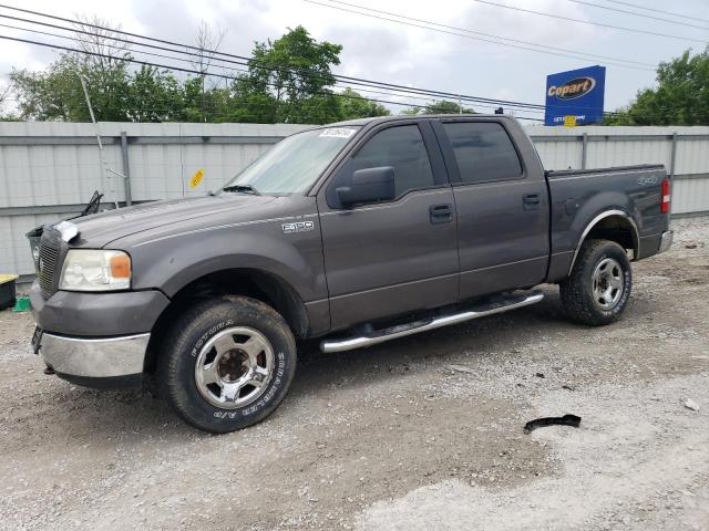 1FTPW14595KE96565 - 2005 FORD F150 SUPERCREW GRAY photo 1