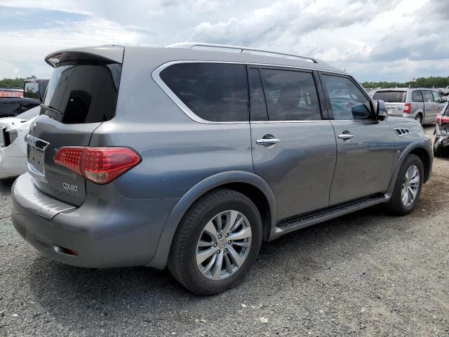 JN8AZ2NF1F9571816 - 2015 INFINITI QX80 GRAY photo 3