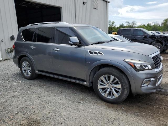 JN8AZ2NF1F9571816 - 2015 INFINITI QX80 GRAY photo 4