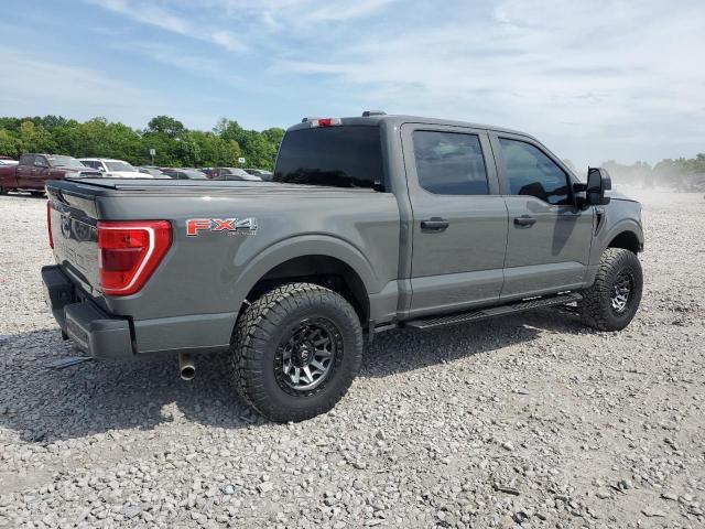 1FTFW1E57MKE86058 - 2021 FORD F150 SUPERCREW GRAY photo 3