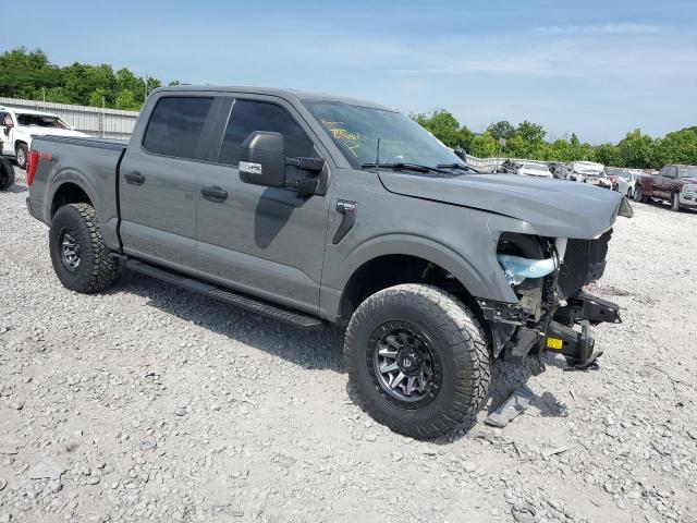 1FTFW1E57MKE86058 - 2021 FORD F150 SUPERCREW GRAY photo 4