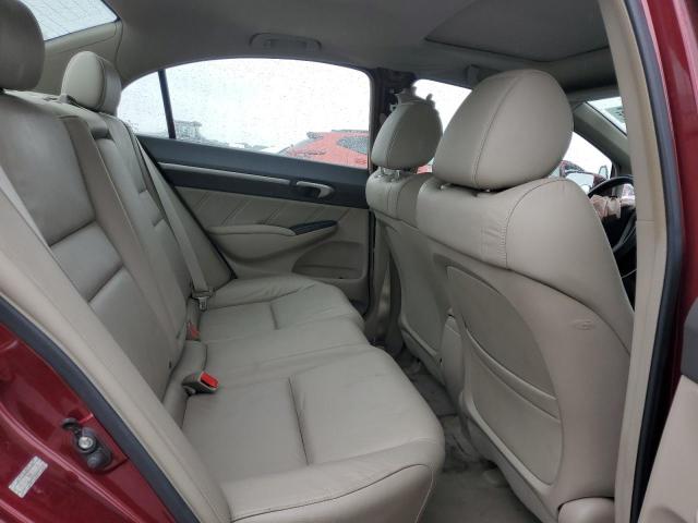 19XFA1F95AE010521 - 2010 HONDA CIVIC EXL RED photo 10