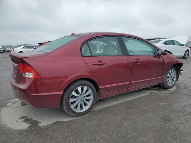 19XFA1F95AE010521 - 2010 HONDA CIVIC EXL RED photo 3