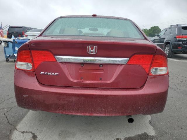 19XFA1F95AE010521 - 2010 HONDA CIVIC EXL RED photo 6