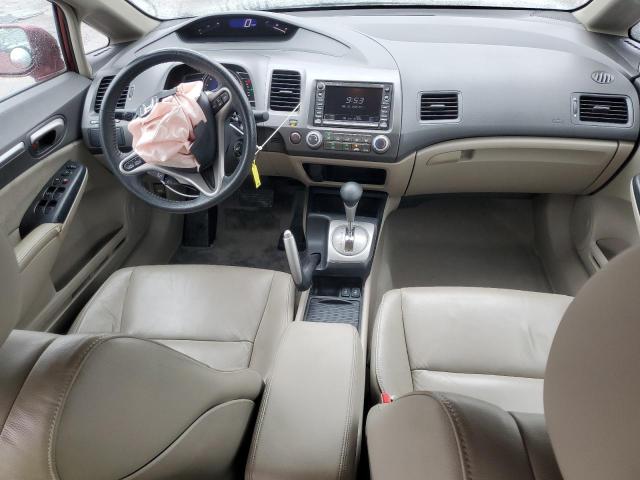 19XFA1F95AE010521 - 2010 HONDA CIVIC EXL RED photo 8