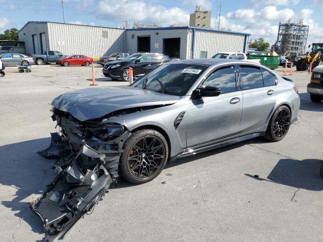 WBS43AY04NFM57135 - 2022 BMW M3 COMPETITION ნაცრისფერი ფოტო 1
