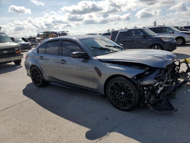 WBS43AY04NFM57135 - 2022 BMW M3 COMPETITION ნაცრისფერი ფოტო 4