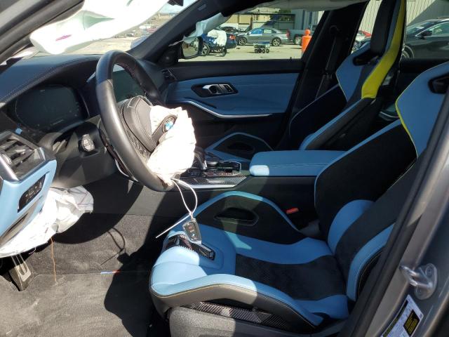 WBS43AY04NFM57135 - 2022 BMW M3 COMPETITION ნაცრისფერი ფოტო 7