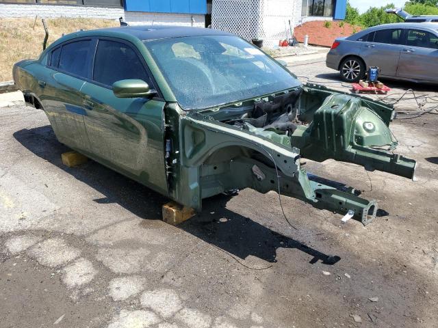 2C3CDXGJ9KH599721 - 2019 DODGE CHARGER SCAT PACK GREEN photo 4