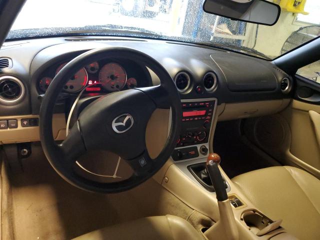 JM1NB353830301415 - 2003 MAZDA MX-5 MIATA BASE BLUE photo 8