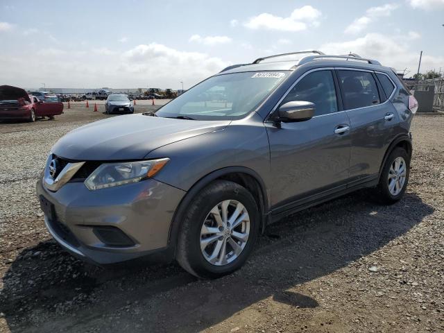 KNMAT2MV3FP568742 - 2015 NISSAN ROGUE S GRAY photo 1