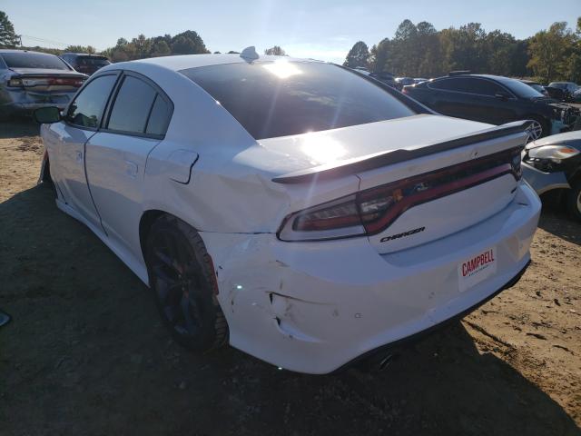 2C3CDXHG2MH634010 - 2021 DODGE CHARGER GT WHITE photo 3