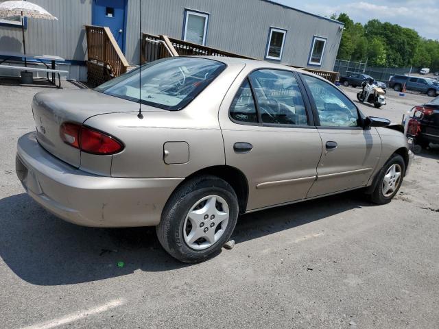 1G1JC524117199618 - 2001 CHEVROLET CAVALIER BASE BEIGE photo 3