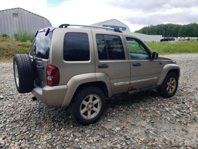 1J8GL58K55W726166 - 2005 JEEP LIBERTY LIMITED TAN photo 3