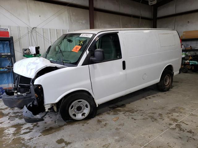 1GCWGFBAXD1168212 - 2013 CHEVROLET EXPRESS G2 WHITE photo 1