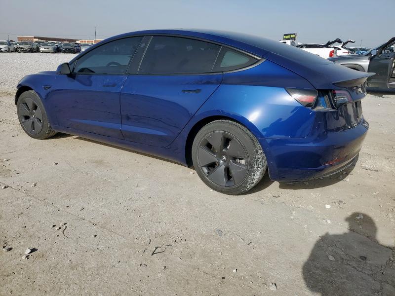 5YJ3E1EB3MF975713 - 2021 TESLA MODEL 3 Կապույտ լուսանկար 2
