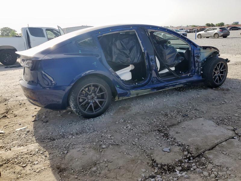 5YJ3E1EB3MF975713 - 2021 TESLA MODEL 3 Կապույտ լուսանկար 3