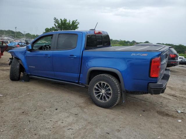 1GCPTEE10K1136419 - 2019 CHEVROLET COLORADO ZR2 BLUE photo 2