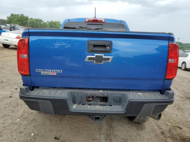 1GCPTEE10K1136419 - 2019 CHEVROLET COLORADO ZR2 BLUE photo 6