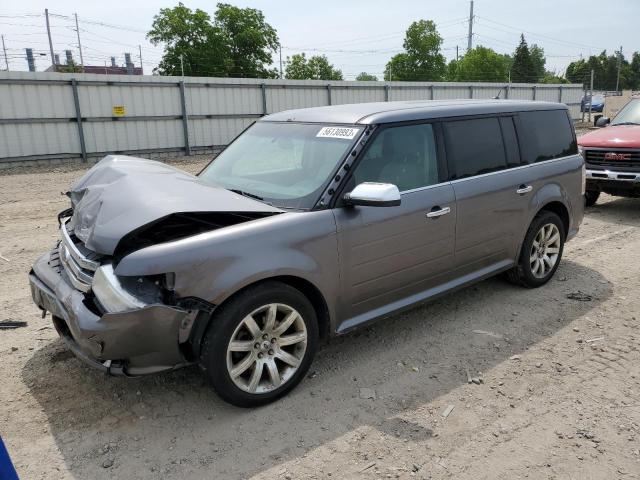 2FMHK6DC7ABD01381 - 2010 FORD FLEX LIMITED GRAY photo 1