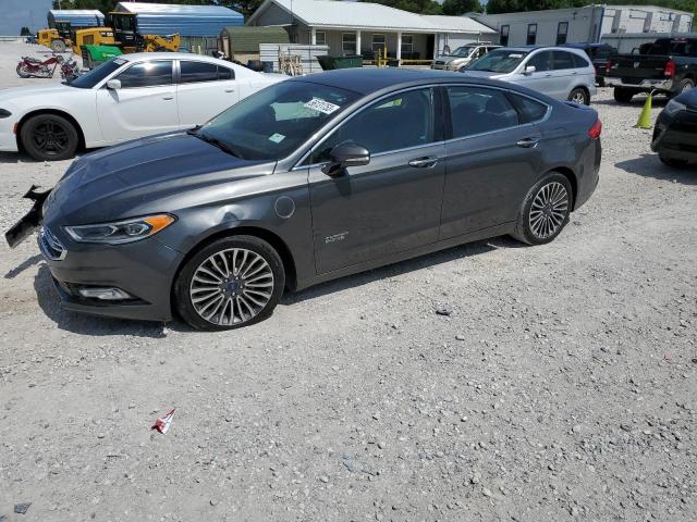 3FA6P0SU6HR231377 - 2017 FORD FUSION TITANIUM PHEV CHARCOAL photo 1