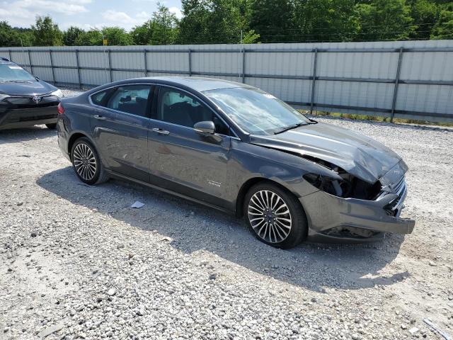 3FA6P0SU6HR231377 - 2017 FORD FUSION TITANIUM PHEV CHARCOAL photo 4